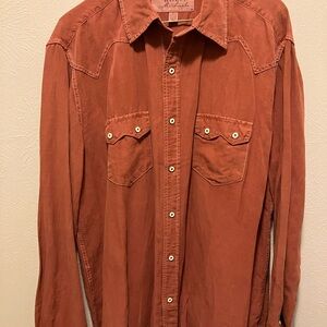 Ryan Michael size Large silk button up